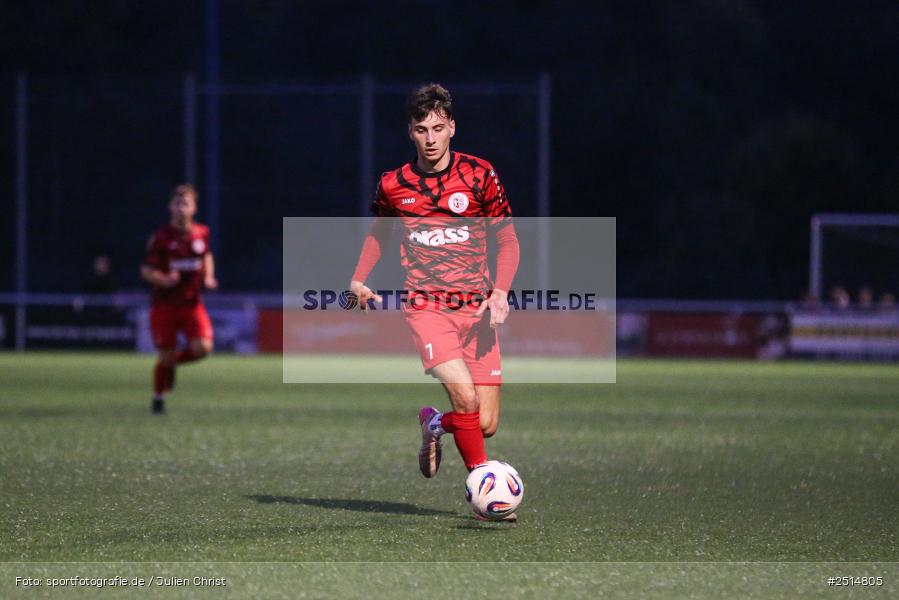 sport, action, TuS Frammersbach, TUS, Landesliga Nordwest, Fussball, Fuhrmann Arena, Frammersbach, FCF, BFV, 15. Spieltag, 10.10.2025, 1. FC Fuchsstadt - Bild-ID: 2514805