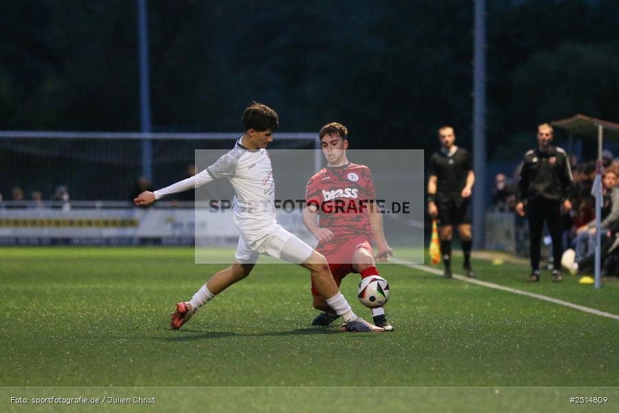 sport, action, TuS Frammersbach, TUS, Landesliga Nordwest, Fussball, Fuhrmann Arena, Frammersbach, FCF, BFV, 15. Spieltag, 10.10.2025, 1. FC Fuchsstadt - Bild-ID: 2514809