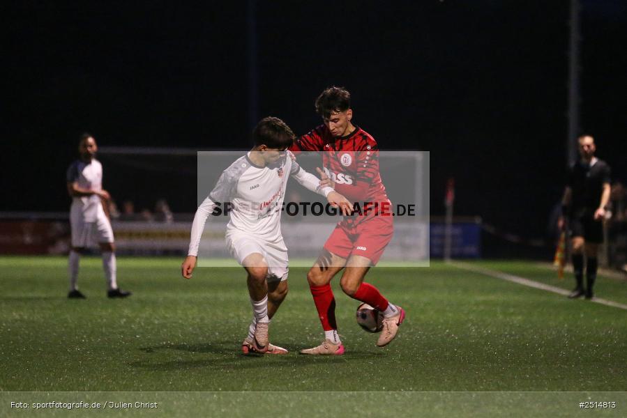sport, action, TuS Frammersbach, TUS, Landesliga Nordwest, Fussball, Fuhrmann Arena, Frammersbach, FCF, BFV, 15. Spieltag, 10.10.2025, 1. FC Fuchsstadt - Bild-ID: 2514813