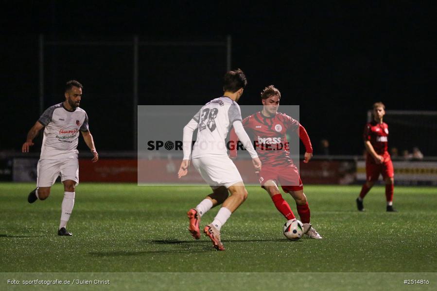 sport, action, TuS Frammersbach, TUS, Landesliga Nordwest, Fussball, Fuhrmann Arena, Frammersbach, FCF, BFV, 15. Spieltag, 10.10.2025, 1. FC Fuchsstadt - Bild-ID: 2514816