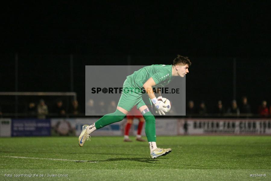 sport, action, TuS Frammersbach, TUS, Landesliga Nordwest, Fussball, Fuhrmann Arena, Frammersbach, FCF, BFV, 15. Spieltag, 10.10.2025, 1. FC Fuchsstadt - Bild-ID: 2514818