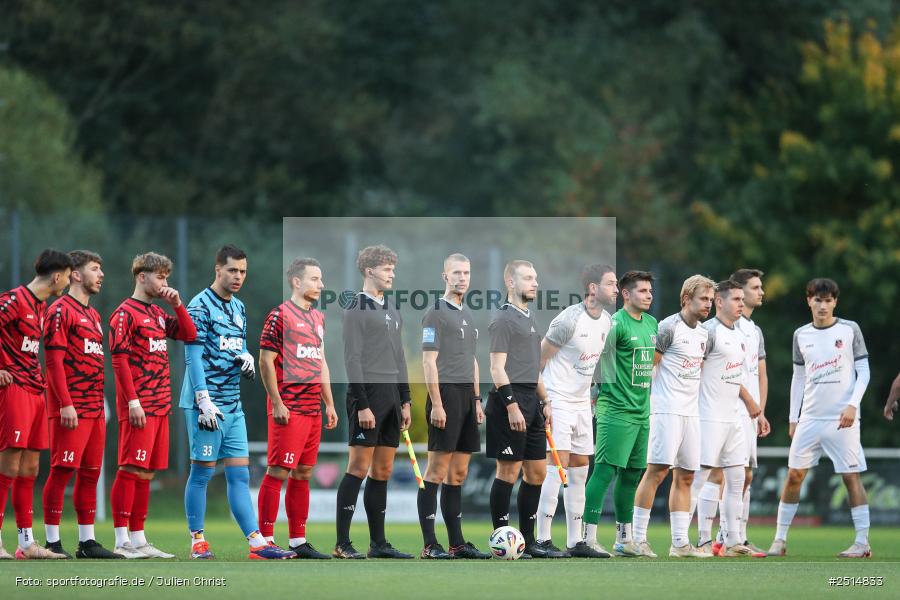 sport, action, TuS Frammersbach, TUS, Landesliga Nordwest, Fussball, Fuhrmann Arena, Frammersbach, FCF, BFV, 15. Spieltag, 10.10.2025, 1. FC Fuchsstadt - Bild-ID: 2514833
