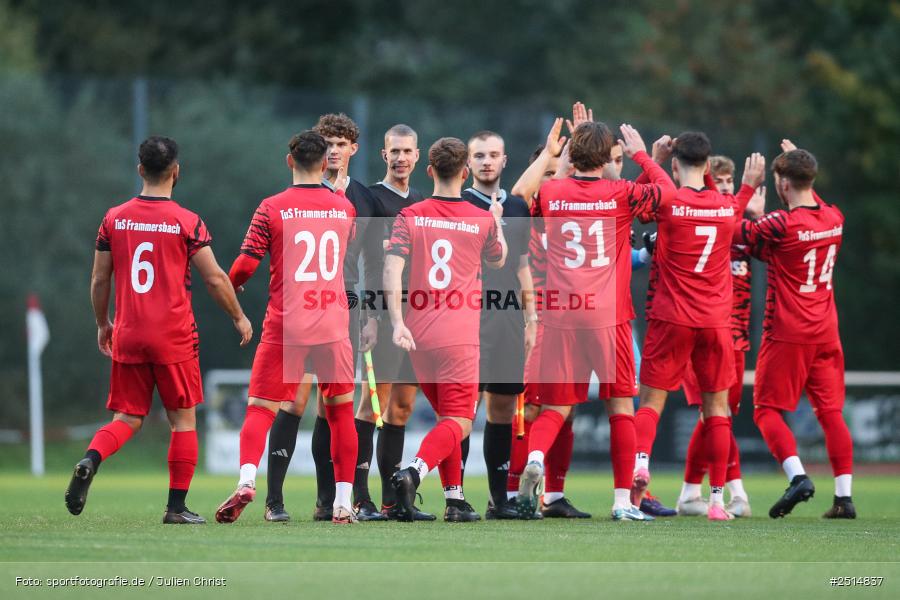 sport, action, TuS Frammersbach, TUS, Landesliga Nordwest, Fussball, Fuhrmann Arena, Frammersbach, FCF, BFV, 15. Spieltag, 10.10.2025, 1. FC Fuchsstadt - Bild-ID: 2514837