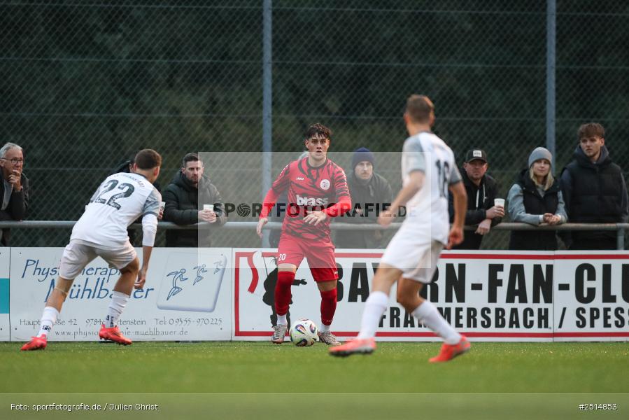 sport, action, TuS Frammersbach, TUS, Landesliga Nordwest, Fussball, Fuhrmann Arena, Frammersbach, FCF, BFV, 15. Spieltag, 10.10.2025, 1. FC Fuchsstadt - Bild-ID: 2514853