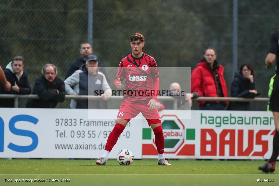 sport, action, TuS Frammersbach, TUS, Landesliga Nordwest, Fussball, Fuhrmann Arena, Frammersbach, FCF, BFV, 15. Spieltag, 10.10.2025, 1. FC Fuchsstadt - Bild-ID: 2514855