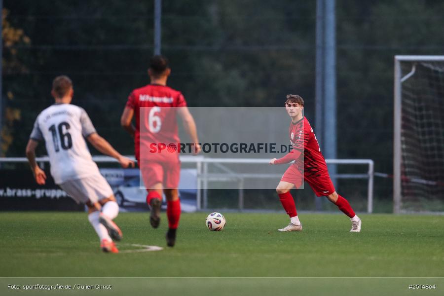 sport, action, TuS Frammersbach, TUS, Landesliga Nordwest, Fussball, Fuhrmann Arena, Frammersbach, FCF, BFV, 15. Spieltag, 10.10.2025, 1. FC Fuchsstadt - Bild-ID: 2514864
