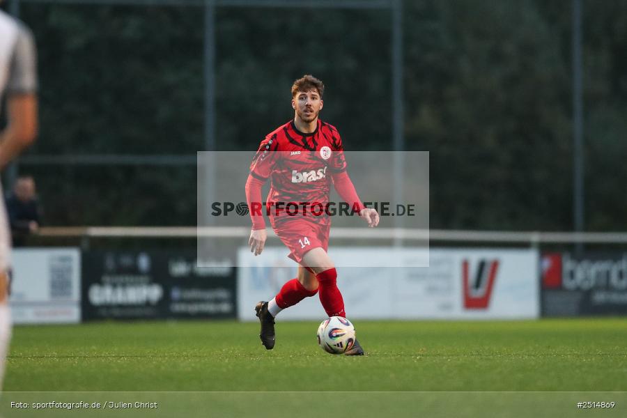 sport, action, TuS Frammersbach, TUS, Landesliga Nordwest, Fussball, Fuhrmann Arena, Frammersbach, FCF, BFV, 15. Spieltag, 10.10.2025, 1. FC Fuchsstadt - Bild-ID: 2514869