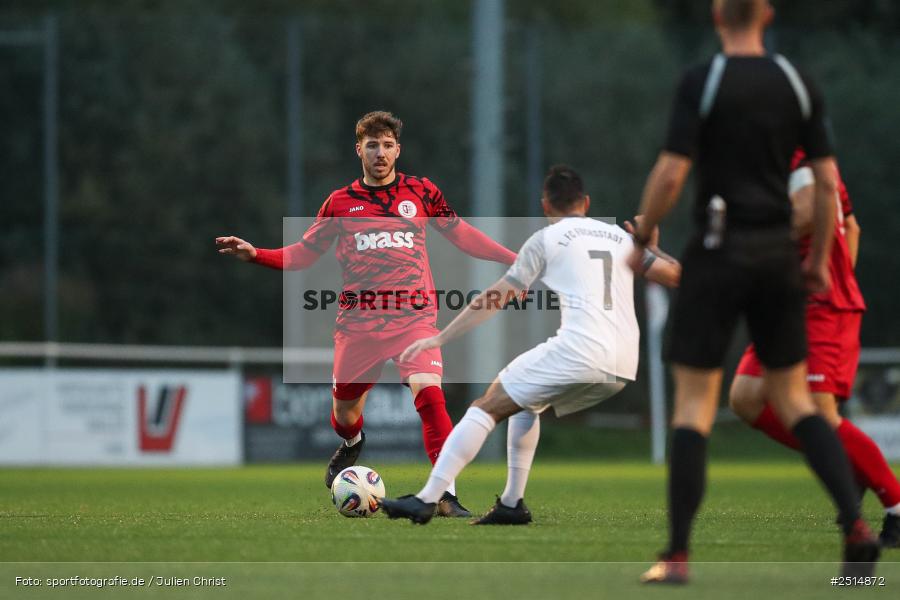 sport, action, TuS Frammersbach, TUS, Landesliga Nordwest, Fussball, Fuhrmann Arena, Frammersbach, FCF, BFV, 15. Spieltag, 10.10.2025, 1. FC Fuchsstadt - Bild-ID: 2514872