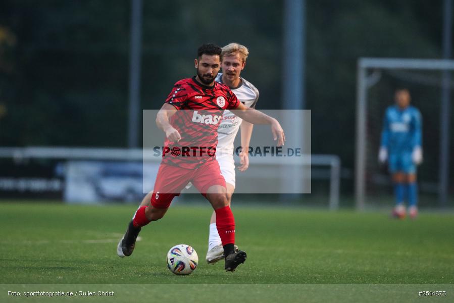 sport, action, TuS Frammersbach, TUS, Landesliga Nordwest, Fussball, Fuhrmann Arena, Frammersbach, FCF, BFV, 15. Spieltag, 10.10.2025, 1. FC Fuchsstadt - Bild-ID: 2514873
