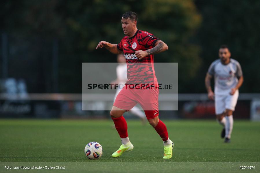 sport, action, TuS Frammersbach, TUS, Landesliga Nordwest, Fussball, Fuhrmann Arena, Frammersbach, FCF, BFV, 15. Spieltag, 10.10.2025, 1. FC Fuchsstadt - Bild-ID: 2514874