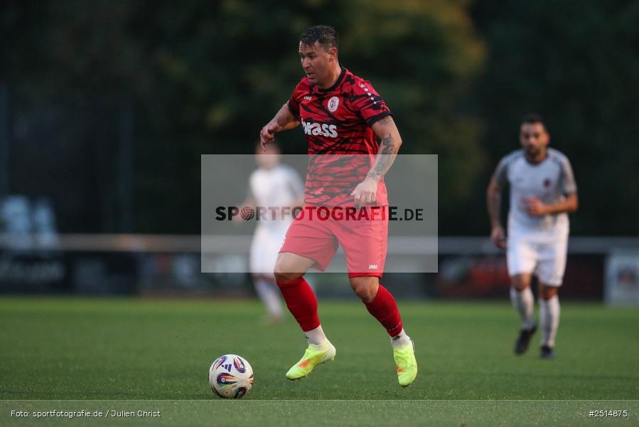 sport, action, TuS Frammersbach, TUS, Landesliga Nordwest, Fussball, Fuhrmann Arena, Frammersbach, FCF, BFV, 15. Spieltag, 10.10.2025, 1. FC Fuchsstadt - Bild-ID: 2514875