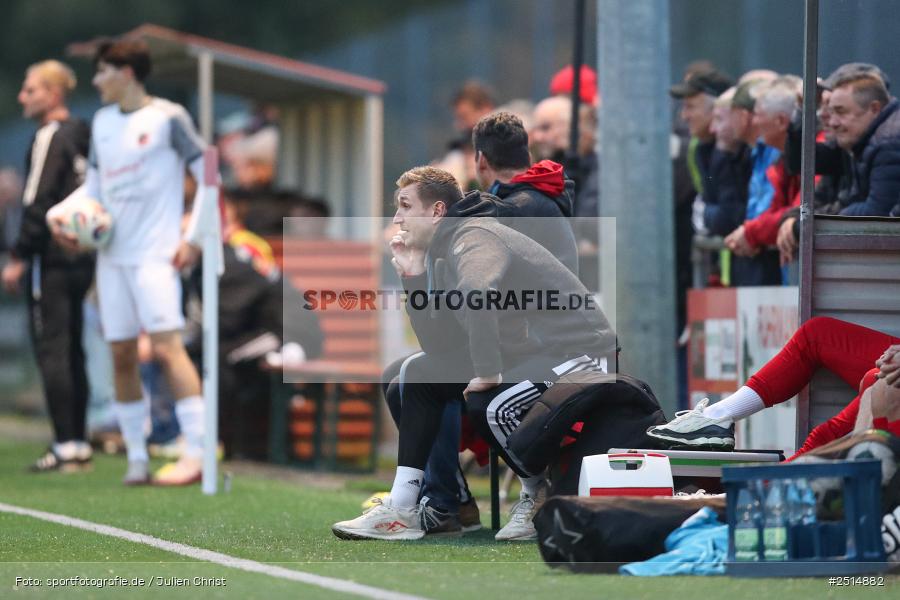 sport, action, TuS Frammersbach, TUS, Landesliga Nordwest, Fussball, Fuhrmann Arena, Frammersbach, FCF, BFV, 15. Spieltag, 10.10.2025, 1. FC Fuchsstadt - Bild-ID: 2514882