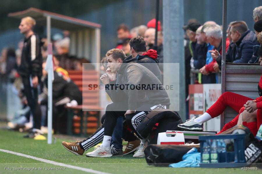 sport, action, TuS Frammersbach, TUS, Landesliga Nordwest, Fussball, Fuhrmann Arena, Frammersbach, FCF, BFV, 15. Spieltag, 10.10.2025, 1. FC Fuchsstadt - Bild-ID: 2514883