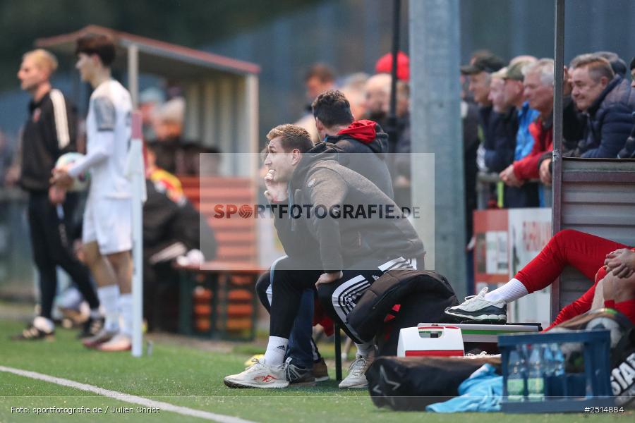 sport, action, TuS Frammersbach, TUS, Landesliga Nordwest, Fussball, Fuhrmann Arena, Frammersbach, FCF, BFV, 15. Spieltag, 10.10.2025, 1. FC Fuchsstadt - Bild-ID: 2514884