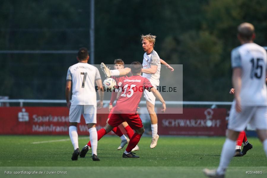 sport, action, TuS Frammersbach, TUS, Landesliga Nordwest, Fussball, Fuhrmann Arena, Frammersbach, FCF, BFV, 15. Spieltag, 10.10.2025, 1. FC Fuchsstadt - Bild-ID: 2514885