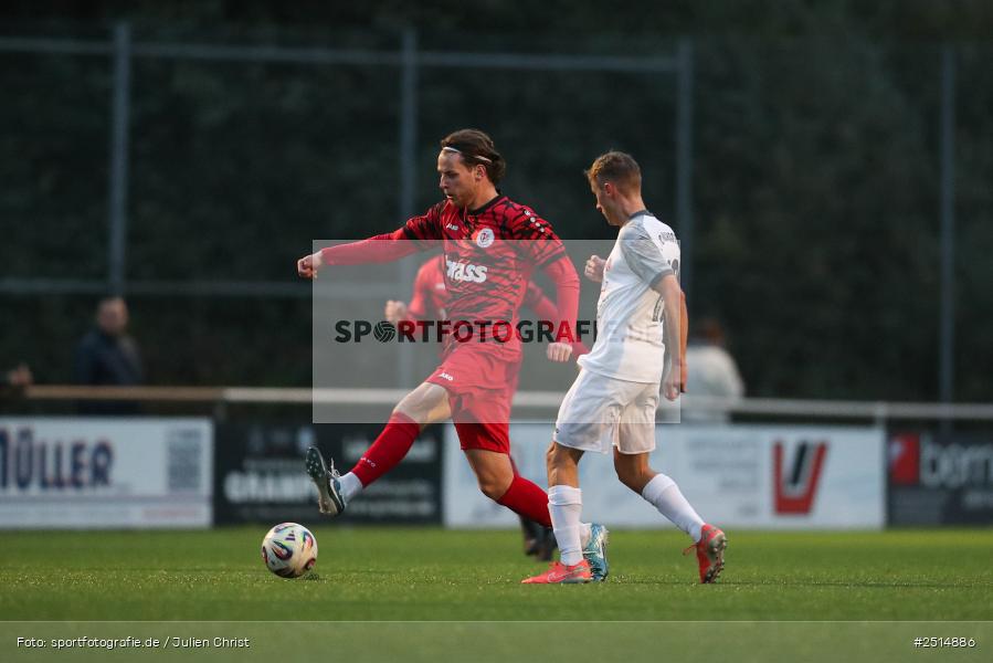 sport, action, TuS Frammersbach, TUS, Landesliga Nordwest, Fussball, Fuhrmann Arena, Frammersbach, FCF, BFV, 15. Spieltag, 10.10.2025, 1. FC Fuchsstadt - Bild-ID: 2514886