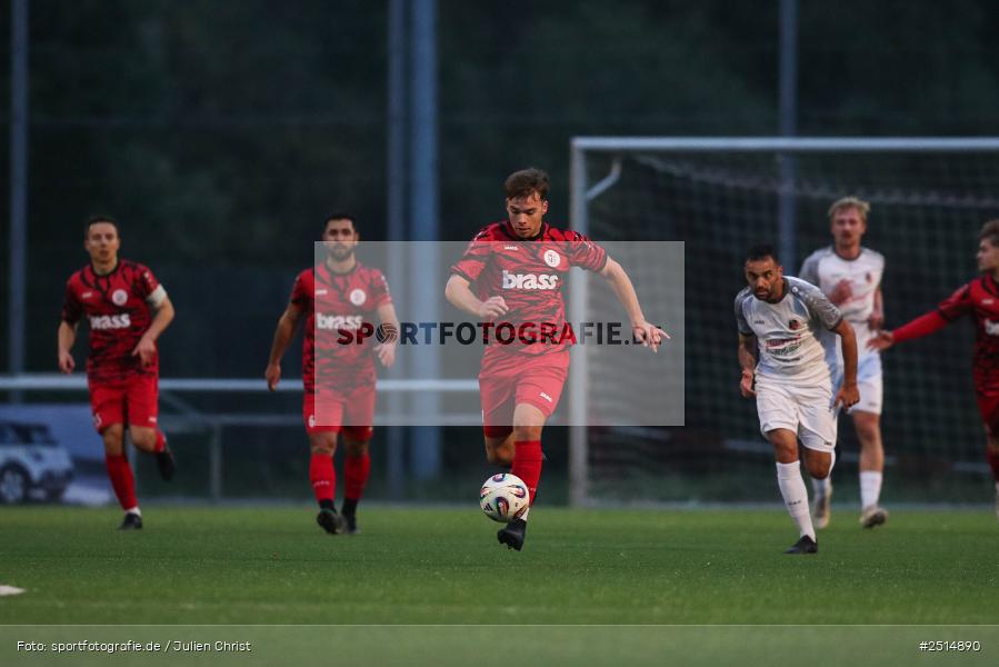 sport, action, TuS Frammersbach, TUS, Landesliga Nordwest, Fussball, Fuhrmann Arena, Frammersbach, FCF, BFV, 15. Spieltag, 10.10.2025, 1. FC Fuchsstadt - Bild-ID: 2514890