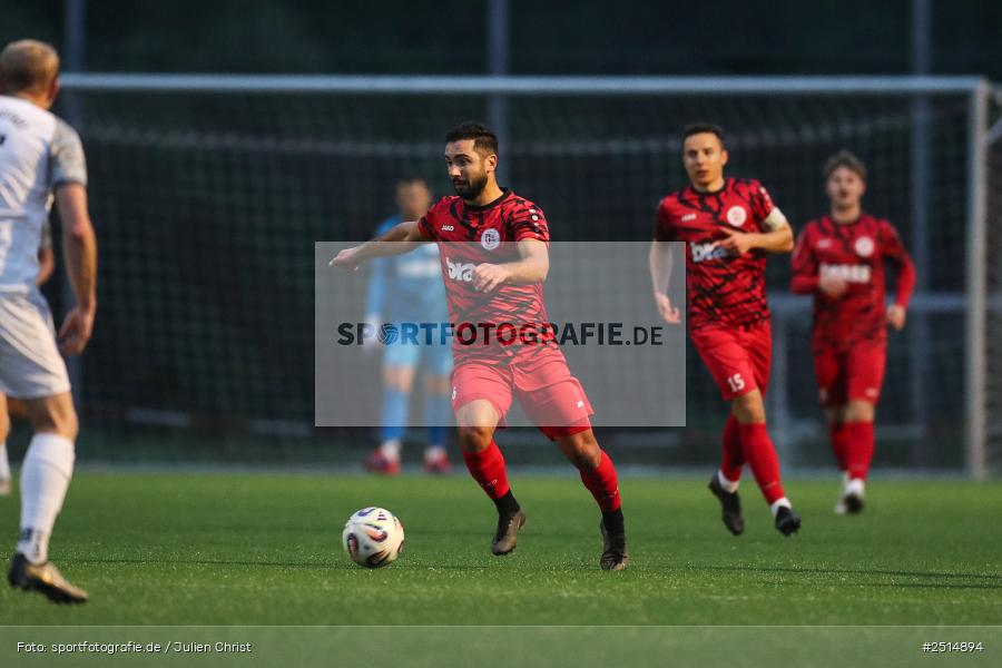 sport, action, TuS Frammersbach, TUS, Landesliga Nordwest, Fussball, Fuhrmann Arena, Frammersbach, FCF, BFV, 15. Spieltag, 10.10.2025, 1. FC Fuchsstadt - Bild-ID: 2514894