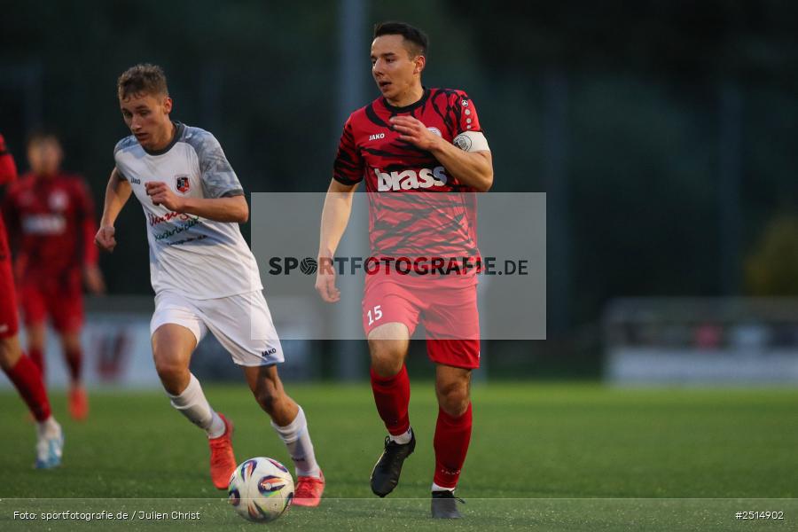 sport, action, TuS Frammersbach, TUS, Landesliga Nordwest, Fussball, Fuhrmann Arena, Frammersbach, FCF, BFV, 15. Spieltag, 10.10.2025, 1. FC Fuchsstadt - Bild-ID: 2514902