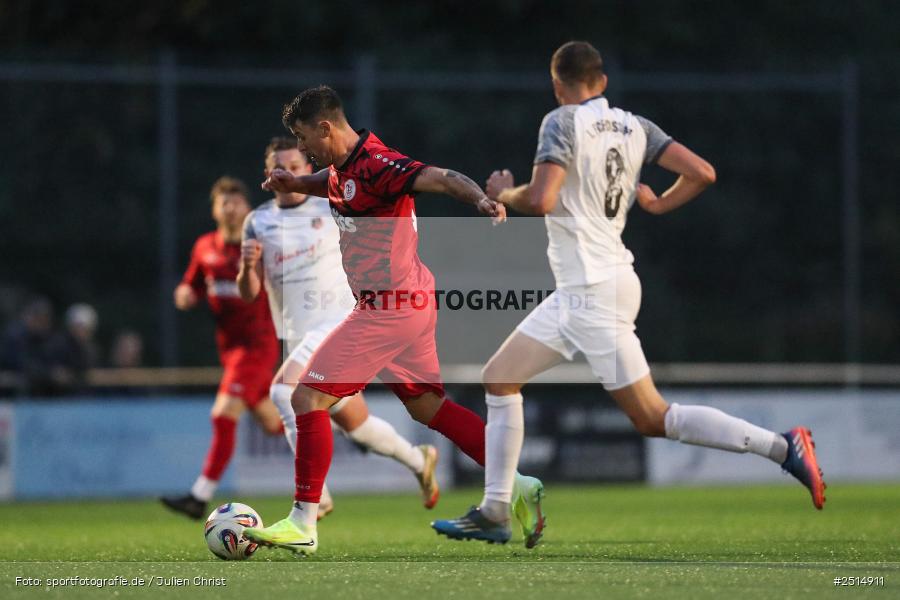 sport, action, TuS Frammersbach, TUS, Landesliga Nordwest, Fussball, Fuhrmann Arena, Frammersbach, FCF, BFV, 15. Spieltag, 10.10.2025, 1. FC Fuchsstadt - Bild-ID: 2514911