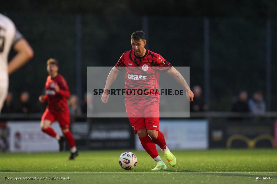 sport, action, TuS Frammersbach, TUS, Landesliga Nordwest, Fussball, Fuhrmann Arena, Frammersbach, FCF, BFV, 15. Spieltag, 10.10.2025, 1. FC Fuchsstadt - Bild-ID: 2514913