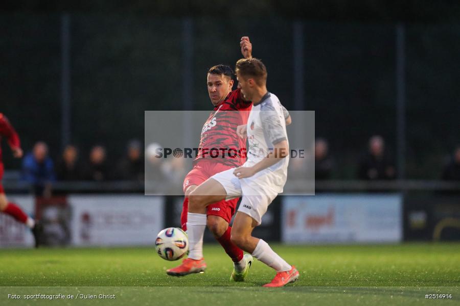 sport, action, TuS Frammersbach, TUS, Landesliga Nordwest, Fussball, Fuhrmann Arena, Frammersbach, FCF, BFV, 15. Spieltag, 10.10.2025, 1. FC Fuchsstadt - Bild-ID: 2514914
