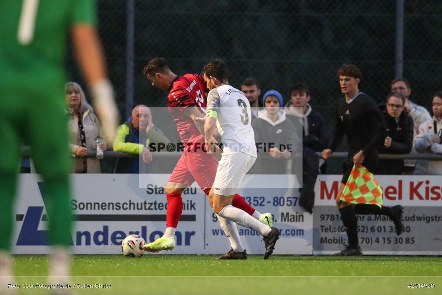 sport, action, TuS Frammersbach, TUS, Landesliga Nordwest, Fussball, Fuhrmann Arena, Frammersbach, FCF, BFV, 15. Spieltag, 10.10.2025, 1. FC Fuchsstadt - Bild-ID: 2514920