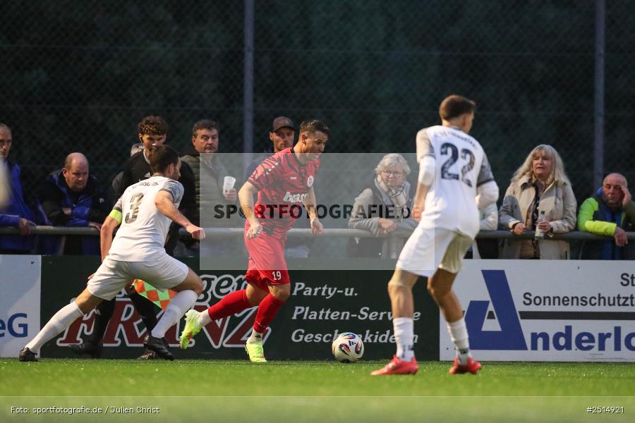 sport, action, TuS Frammersbach, TUS, Landesliga Nordwest, Fussball, Fuhrmann Arena, Frammersbach, FCF, BFV, 15. Spieltag, 10.10.2025, 1. FC Fuchsstadt - Bild-ID: 2514921