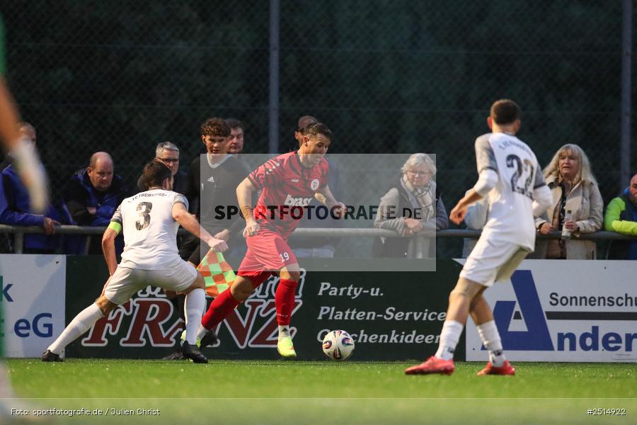sport, action, TuS Frammersbach, TUS, Landesliga Nordwest, Fussball, Fuhrmann Arena, Frammersbach, FCF, BFV, 15. Spieltag, 10.10.2025, 1. FC Fuchsstadt - Bild-ID: 2514922