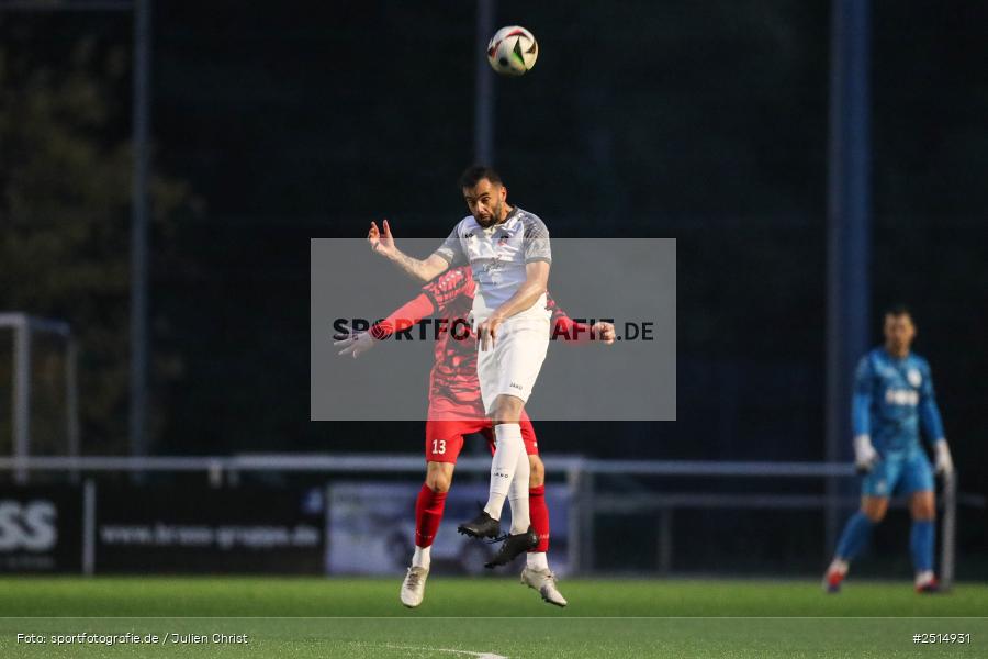 sport, action, TuS Frammersbach, TUS, Landesliga Nordwest, Fussball, Fuhrmann Arena, Frammersbach, FCF, BFV, 15. Spieltag, 10.10.2025, 1. FC Fuchsstadt - Bild-ID: 2514931