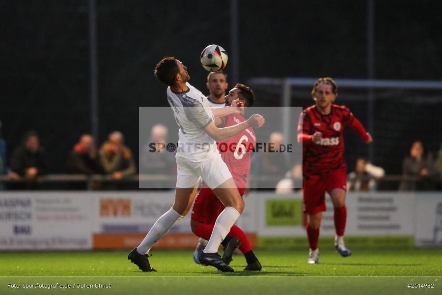 sport, action, TuS Frammersbach, TUS, Landesliga Nordwest, Fussball, Fuhrmann Arena, Frammersbach, FCF, BFV, 15. Spieltag, 10.10.2025, 1. FC Fuchsstadt - Bild-ID: 2514932