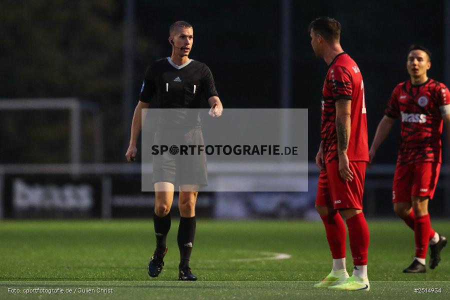 sport, action, TuS Frammersbach, TUS, Landesliga Nordwest, Fussball, Fuhrmann Arena, Frammersbach, FCF, BFV, 15. Spieltag, 10.10.2025, 1. FC Fuchsstadt - Bild-ID: 2514934