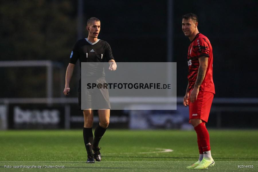 sport, action, TuS Frammersbach, TUS, Landesliga Nordwest, Fussball, Fuhrmann Arena, Frammersbach, FCF, BFV, 15. Spieltag, 10.10.2025, 1. FC Fuchsstadt - Bild-ID: 2514935