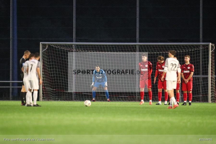 sport, action, TuS Frammersbach, TUS, Landesliga Nordwest, Fussball, Fuhrmann Arena, Frammersbach, FCF, BFV, 15. Spieltag, 10.10.2025, 1. FC Fuchsstadt - Bild-ID: 2514955
