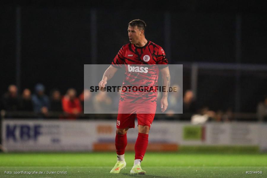 sport, action, TuS Frammersbach, TUS, Landesliga Nordwest, Fussball, Fuhrmann Arena, Frammersbach, FCF, BFV, 15. Spieltag, 10.10.2025, 1. FC Fuchsstadt - Bild-ID: 2514958