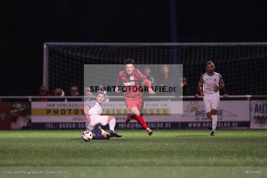 sport, action, TuS Frammersbach, TUS, Landesliga Nordwest, Fussball, Fuhrmann Arena, Frammersbach, FCF, BFV, 15. Spieltag, 10.10.2025, 1. FC Fuchsstadt - Bild-ID: 2514962