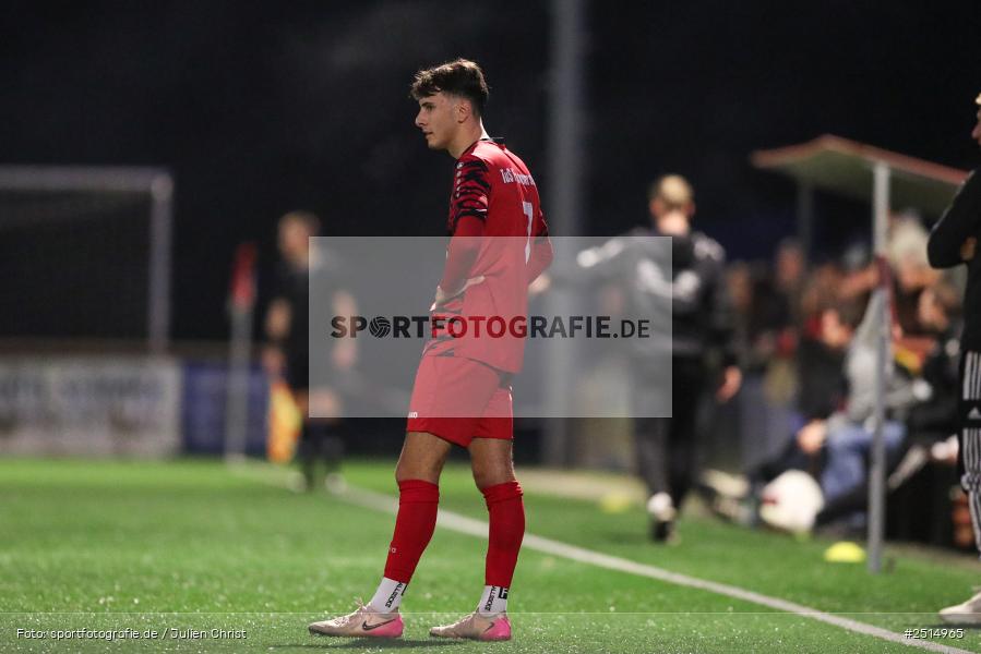 sport, action, TuS Frammersbach, TUS, Landesliga Nordwest, Fussball, Fuhrmann Arena, Frammersbach, FCF, BFV, 15. Spieltag, 10.10.2025, 1. FC Fuchsstadt - Bild-ID: 2514965