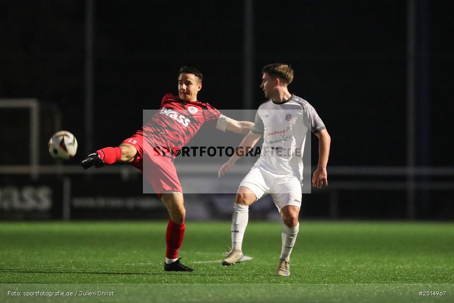 sport, action, TuS Frammersbach, TUS, Landesliga Nordwest, Fussball, Fuhrmann Arena, Frammersbach, FCF, BFV, 15. Spieltag, 10.10.2025, 1. FC Fuchsstadt - Bild-ID: 2514967