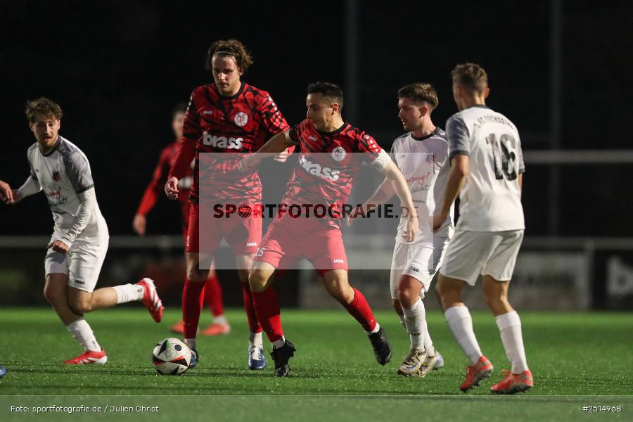 sport, action, TuS Frammersbach, TUS, Landesliga Nordwest, Fussball, Fuhrmann Arena, Frammersbach, FCF, BFV, 15. Spieltag, 10.10.2025, 1. FC Fuchsstadt - Bild-ID: 2514968