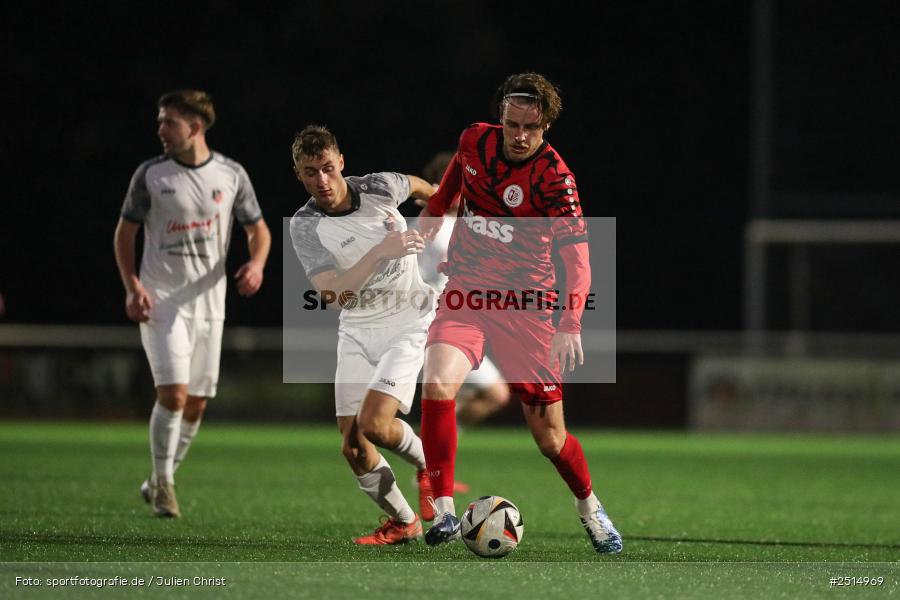 sport, action, TuS Frammersbach, TUS, Landesliga Nordwest, Fussball, Fuhrmann Arena, Frammersbach, FCF, BFV, 15. Spieltag, 10.10.2025, 1. FC Fuchsstadt - Bild-ID: 2514969