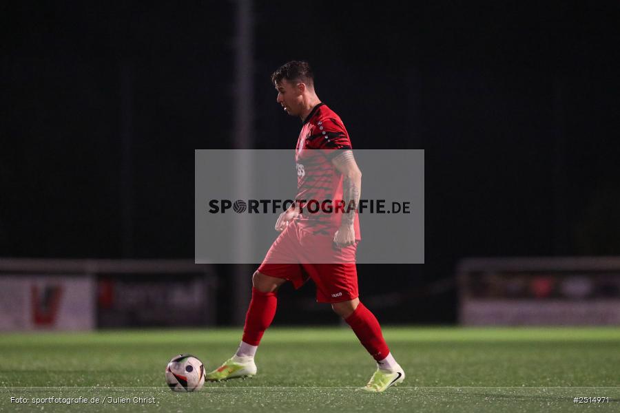 sport, action, TuS Frammersbach, TUS, Landesliga Nordwest, Fussball, Fuhrmann Arena, Frammersbach, FCF, BFV, 15. Spieltag, 10.10.2025, 1. FC Fuchsstadt - Bild-ID: 2514971