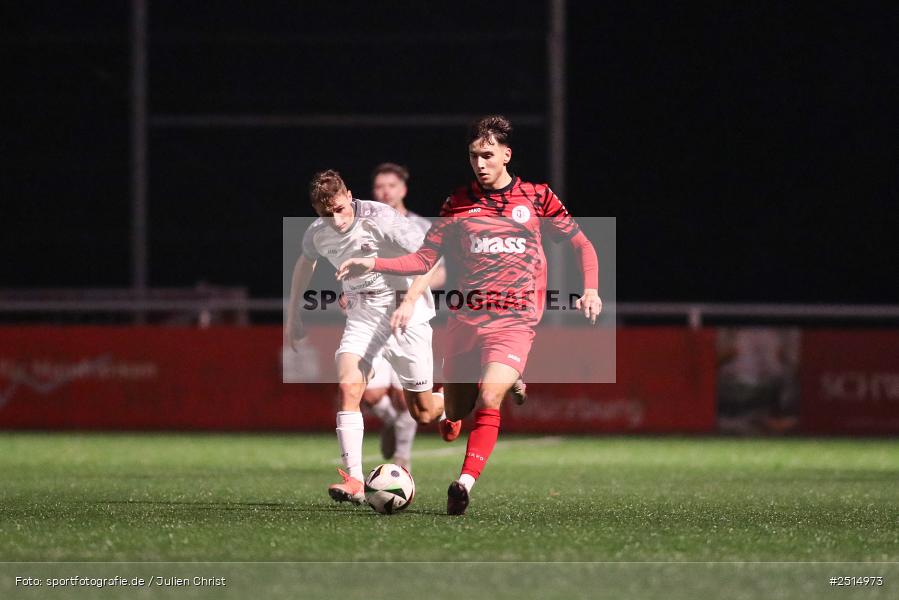 sport, action, TuS Frammersbach, TUS, Landesliga Nordwest, Fussball, Fuhrmann Arena, Frammersbach, FCF, BFV, 15. Spieltag, 10.10.2025, 1. FC Fuchsstadt - Bild-ID: 2514973