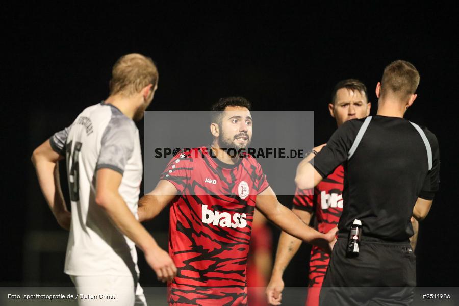 sport, action, TuS Frammersbach, TUS, Landesliga Nordwest, Fussball, Fuhrmann Arena, Frammersbach, FCF, BFV, 15. Spieltag, 10.10.2025, 1. FC Fuchsstadt - Bild-ID: 2514986