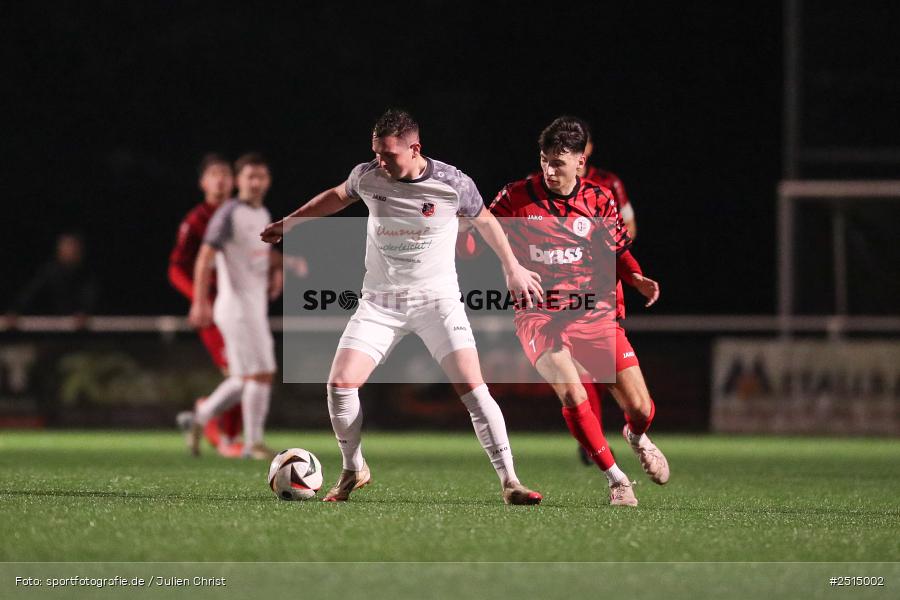 sport, action, TuS Frammersbach, TUS, Landesliga Nordwest, Fussball, Fuhrmann Arena, Frammersbach, FCF, BFV, 15. Spieltag, 10.10.2025, 1. FC Fuchsstadt - Bild-ID: 2515002