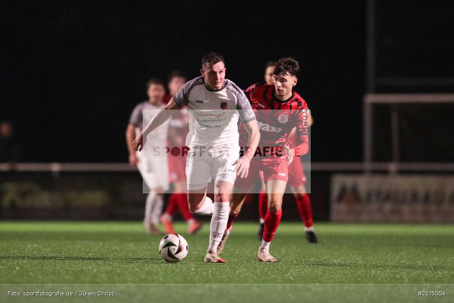 sport, action, TuS Frammersbach, TUS, Landesliga Nordwest, Fussball, Fuhrmann Arena, Frammersbach, FCF, BFV, 15. Spieltag, 10.10.2025, 1. FC Fuchsstadt - Bild-ID: 2515004
