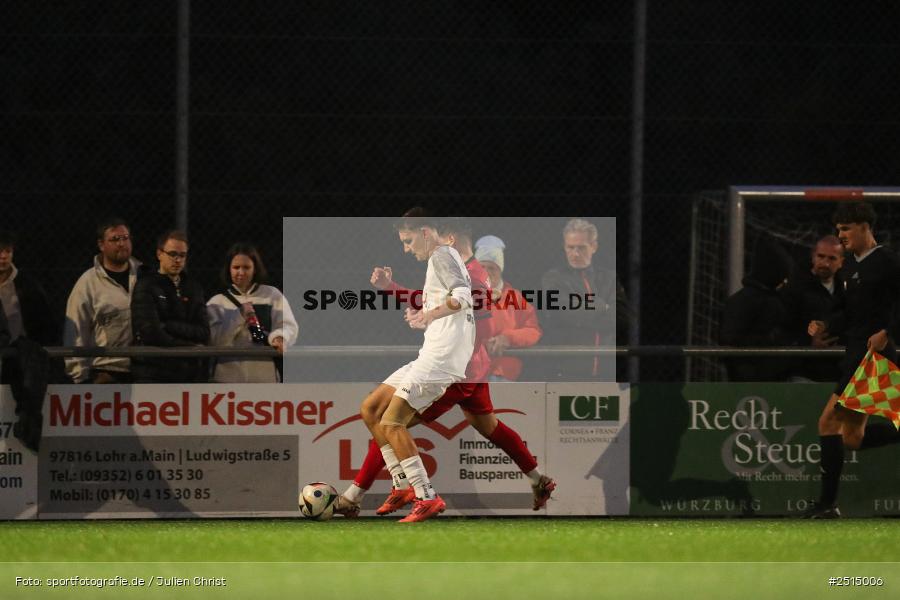 sport, action, TuS Frammersbach, TUS, Landesliga Nordwest, Fussball, Fuhrmann Arena, Frammersbach, FCF, BFV, 15. Spieltag, 10.10.2025, 1. FC Fuchsstadt - Bild-ID: 2515006