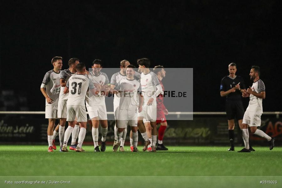 sport, action, TuS Frammersbach, TUS, Landesliga Nordwest, Fussball, Fuhrmann Arena, Frammersbach, FCF, BFV, 15. Spieltag, 10.10.2025, 1. FC Fuchsstadt - Bild-ID: 2515023