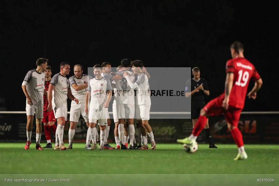 sport, action, TuS Frammersbach, TUS, Landesliga Nordwest, Fussball, Fuhrmann Arena, Frammersbach, FCF, BFV, 15. Spieltag, 10.10.2025, 1. FC Fuchsstadt - Bild-ID: 2515024