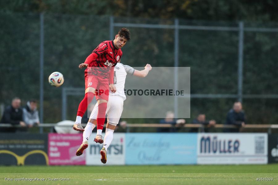 sport, action, TuS Frammersbach, TUS, Landesliga Nordwest, Fussball, Fuhrmann Arena, Frammersbach, FCF, BFV, 15. Spieltag, 10.10.2025, 1. FC Fuchsstadt - Bild-ID: 2515029