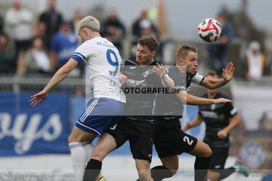 Stadion am Schönbusch, Aschaffenburg, 11.10.2025, sport, action, BFV, 13. Spieltag, Fussball, Regionalliga Bayern, FVI, SVA, FV Illertissen, SV Viktoria Aschaffenburg - Bild-ID: 2515035